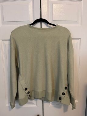 Madewell Sage Green Crewneck Pullover